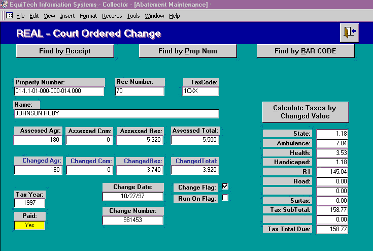 Utility Court Order Change